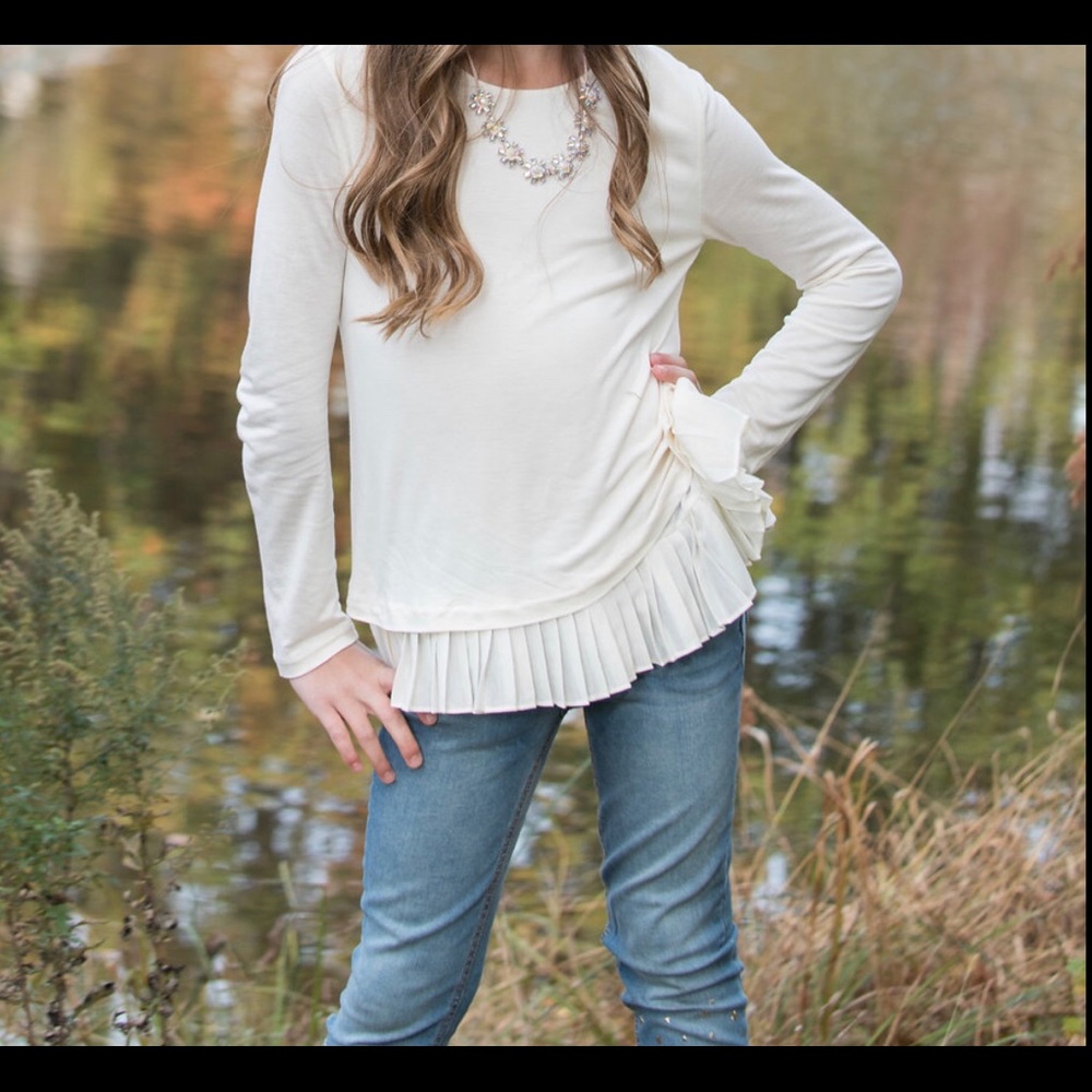 POLO Ralph Lauren cream top